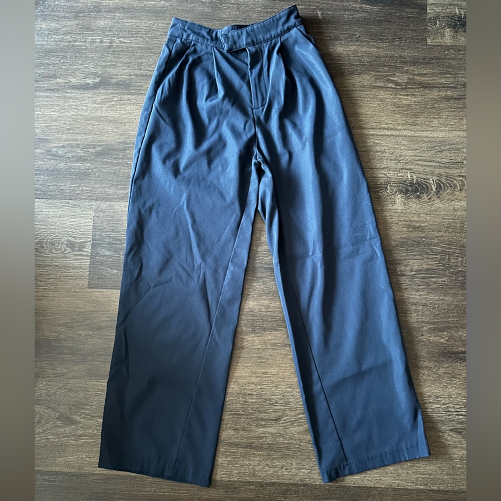Navy Tailored Pants